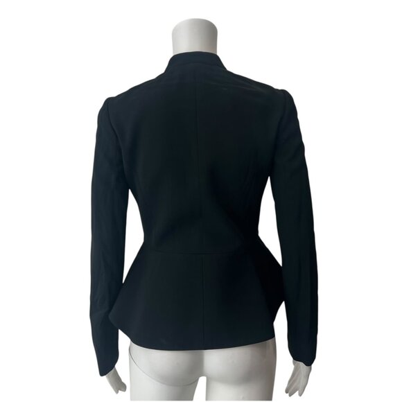 Gucci Black 2013 Peplum Slim Moto Jacket size IT 38/2 - Picture 4 of 11